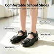 Scratch Resistant Black Boys School Shoes Bulk Supply