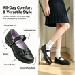 Soft Sole Black Girls School Shoes For Wholesale Buyers