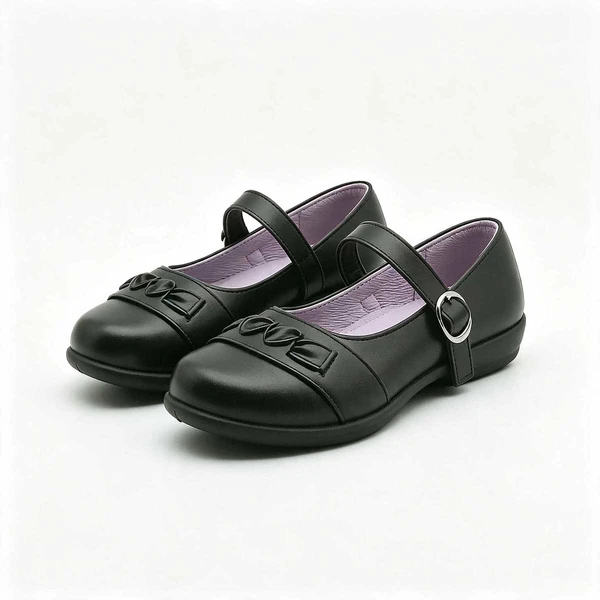 Breathable Black Kids School Sneakers Bulk Wholesale
