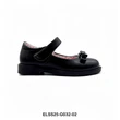 Memory Foam Padded Black Kids School Uniform Shoes For Importers