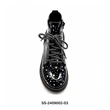 Black Star Print Kids Lace Up Combat Boots | Wholesale Children Martin Boots
