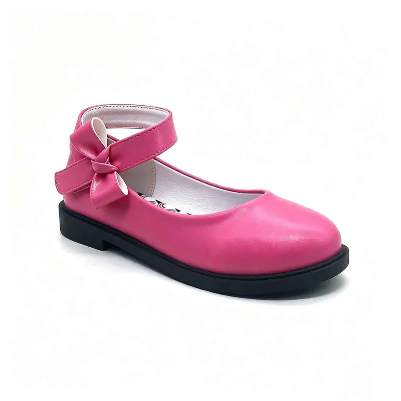 Pink Girls Mary Jane Dress Shoes Interchangeable Ankle Straps Wholesale