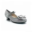 Silver Glitter Girls Mary Jane Low Heel Dress Shoes Wholesale