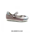 Metallic Two Tone Girls Mary Jane Flat Shoes Wholesale