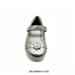 Metallic Two Tone Girls Mary Jane Flat Shoes Wholesale