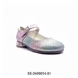 Gradient Glitter Girls Mary Jane Low Heel Dress Shoes Wholesale