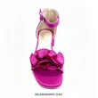 Girls Block Heel Dress Sandals 3D Ruffle Flower Ankle Buckle Wholesale