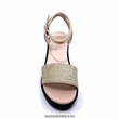 Kids Glitter Strap Wedge Sandals Adjustable Ankle Buckle Wholesale