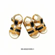Toddler Blue Yellow Color Block Closed Toe Pre Walker Sandals Wholesale