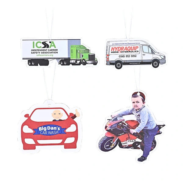 2 Sided Full Colour Air Fresheners for Car Home Indoor