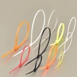 Self-locking nylon cable ties