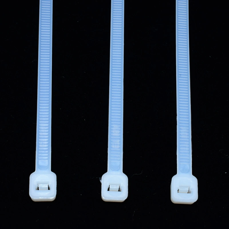 Self-locking nylon cable ties