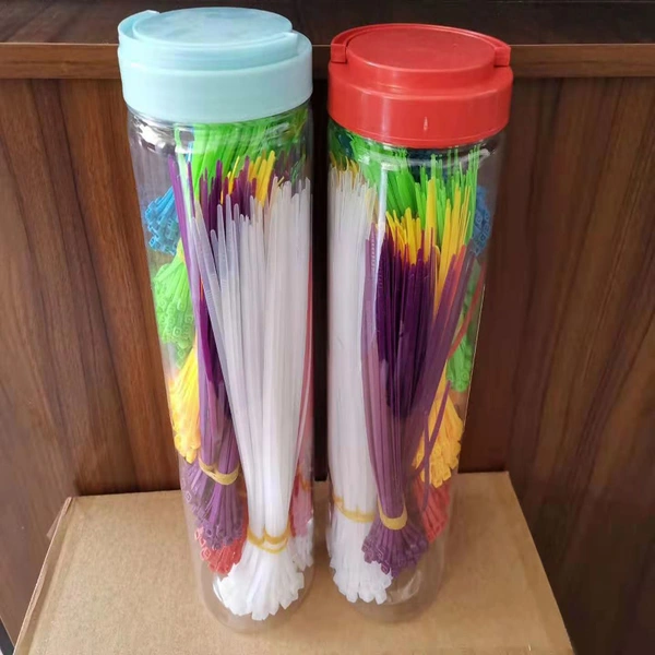 Self-locking nylon cable ties