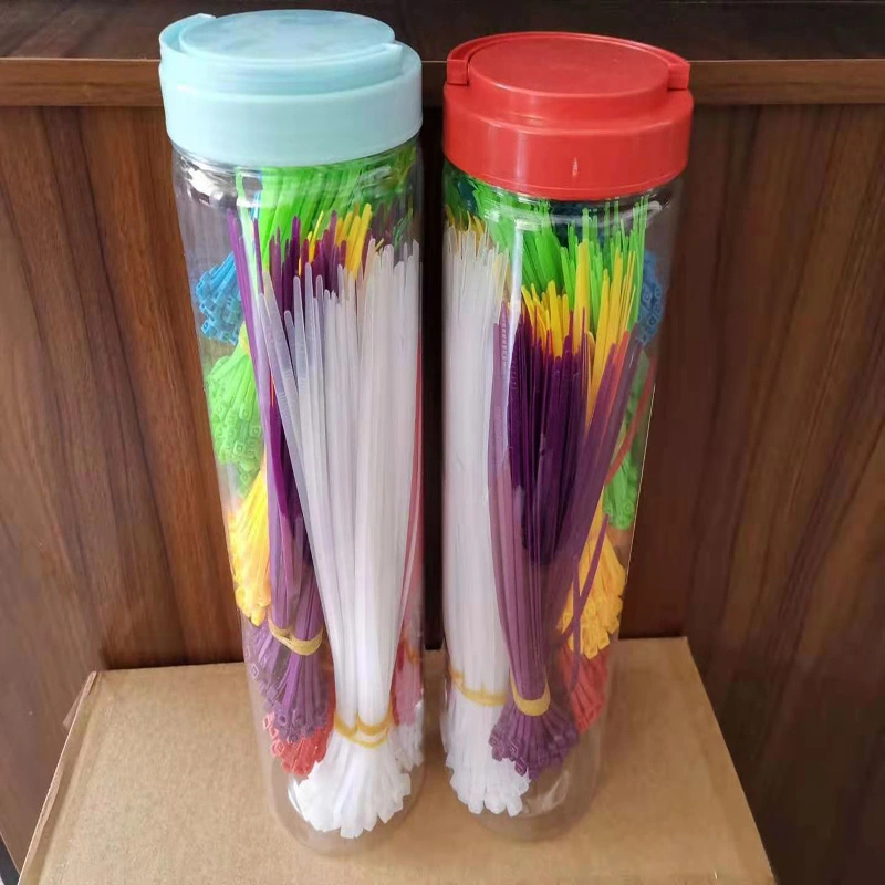 Self-locking nylon cable ties