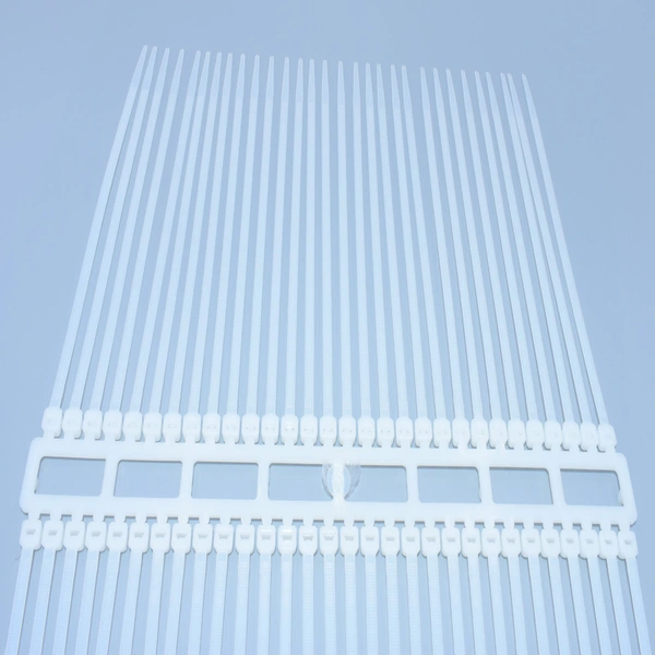 Self-locking nylon cable ties