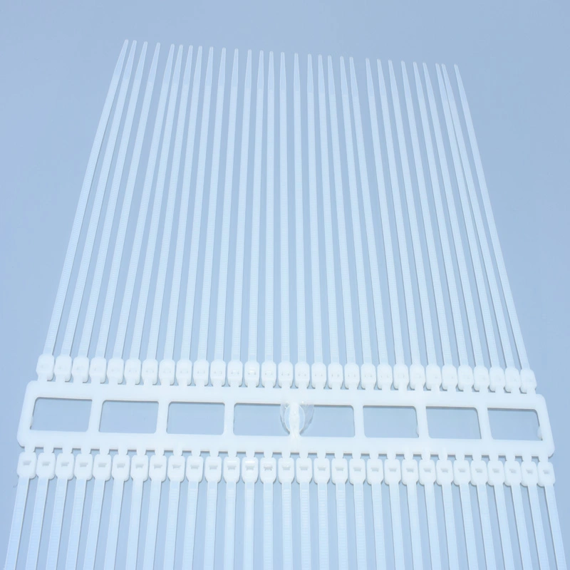 Self-locking nylon cable ties