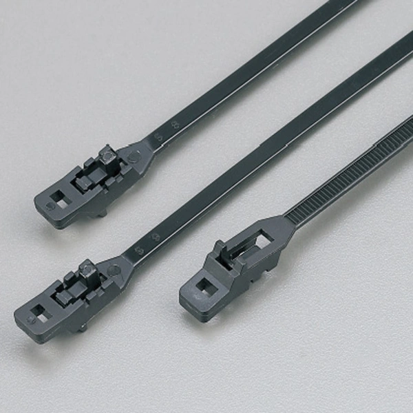 Double hole Nylon Tie Nylon Tie Reuse Loose Nylon Releasable Cable Tie