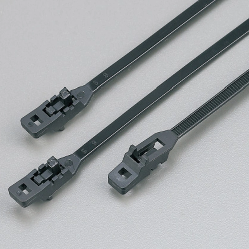 Double hole Nylon Tie Nylon Tie Reuse Loose Nylon Releasable Cable Tie