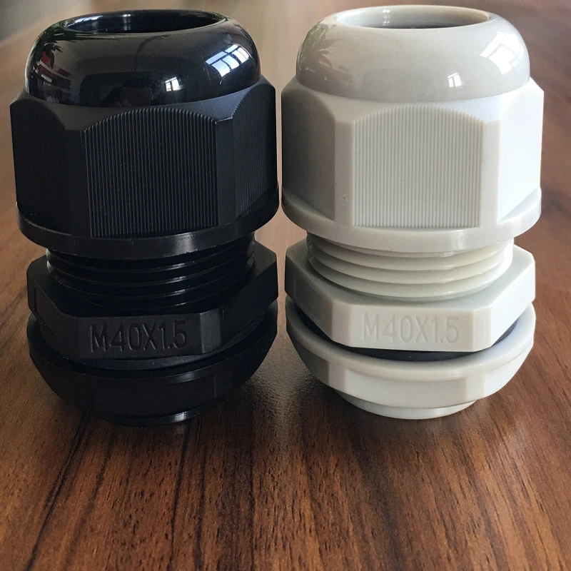 prensaestopas de nylon de compresión del cabezal de fijación de nylon  