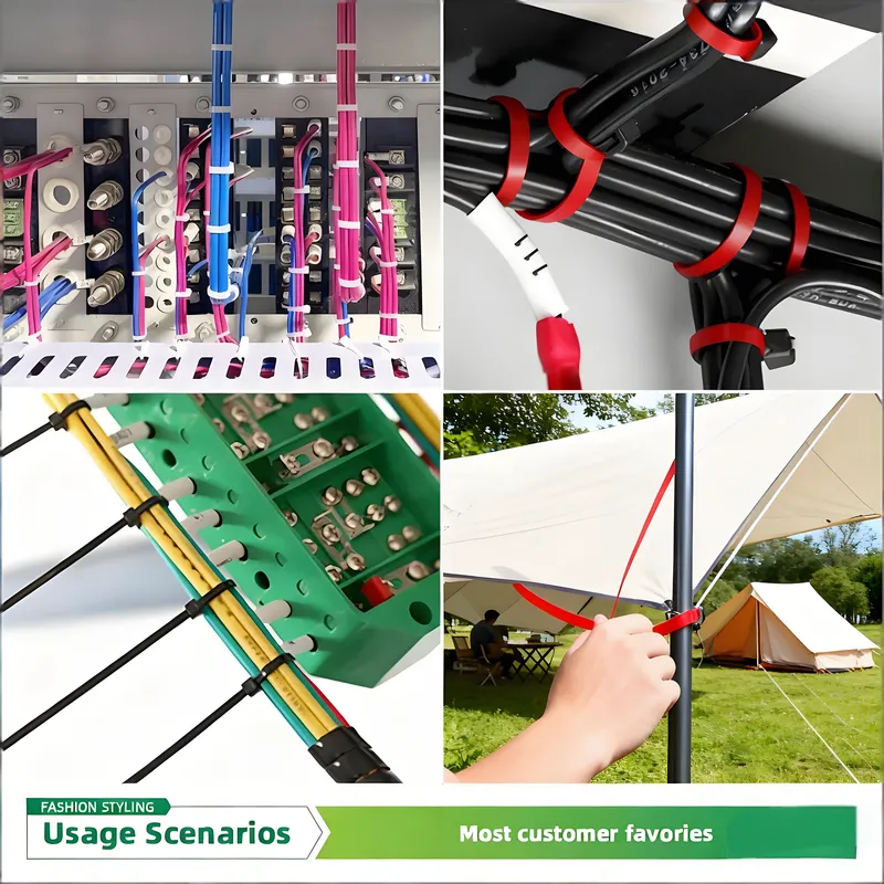 SZY-3×120 4.7″ Self -Locking Nylon Cable Ties - UV -Resistant, Flame -Retardant, Wholesale Supplier
