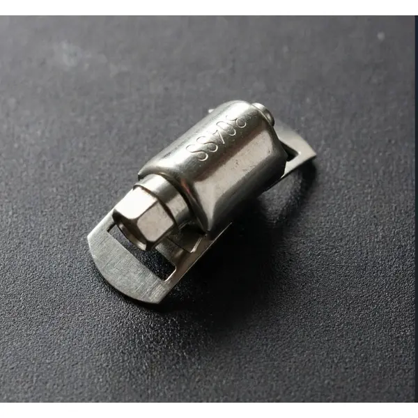 304 Stainless Steel American Hose Clamp Kit - Adjustable Perforated Band & Worm Gear Clamps for Pipe/Tube Fixing