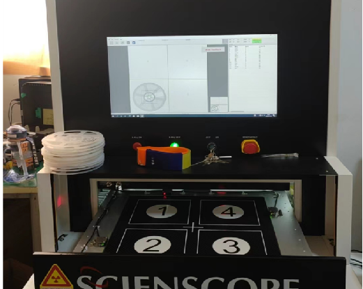 آلة عد المواد بالأشعة السينية