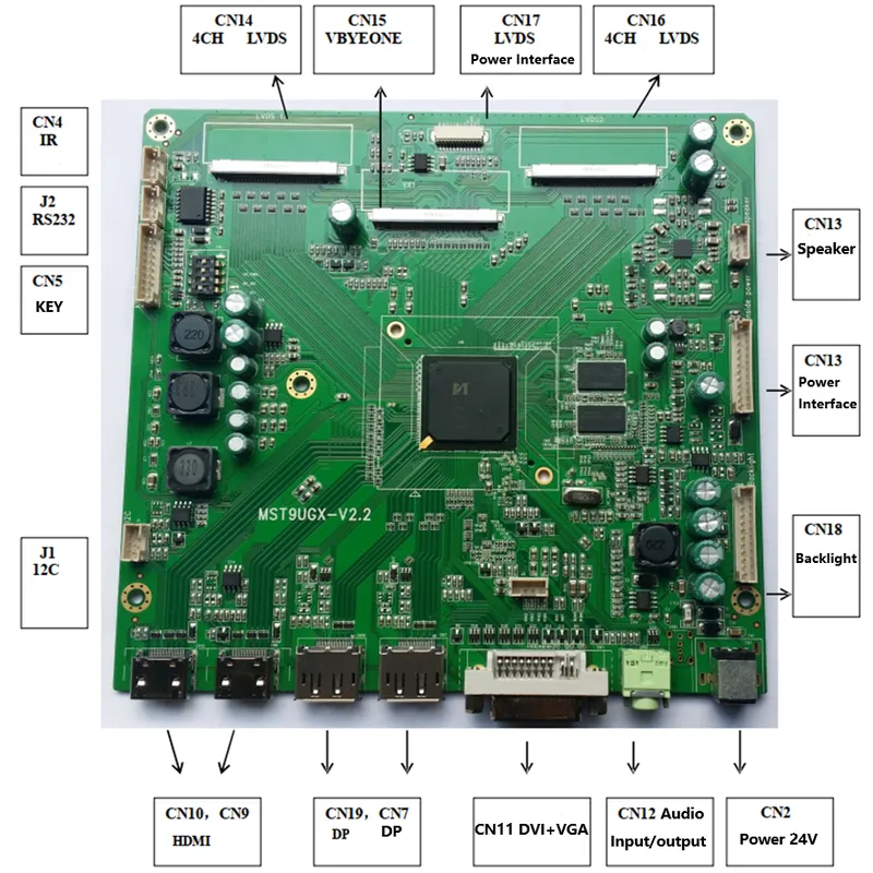 Multi-window UHD 4k monitor