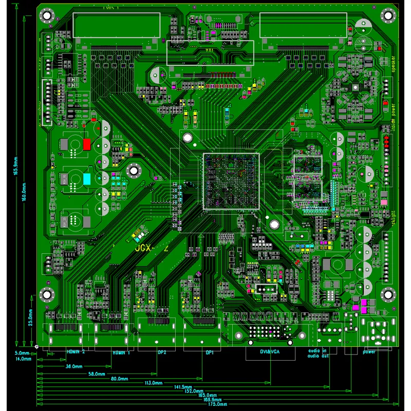 Multi-window UHD 4k monitor