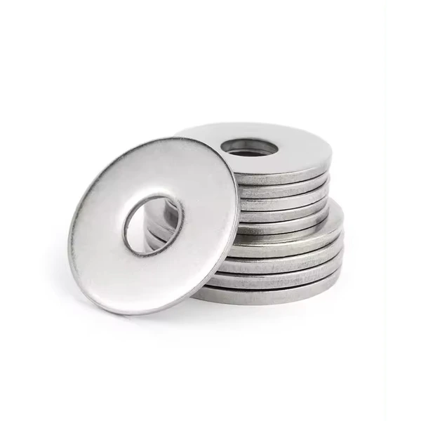 anilha plana de aço inoxidável ss304 din125