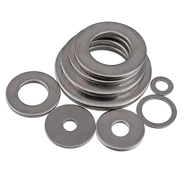 anilha plana de aço inoxidável ss304 din125