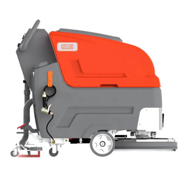 Floor Scrubber with Traction Motor Hand 