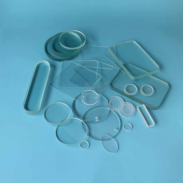 round square transparent Pyrex borosilicate sight glass sheet plate