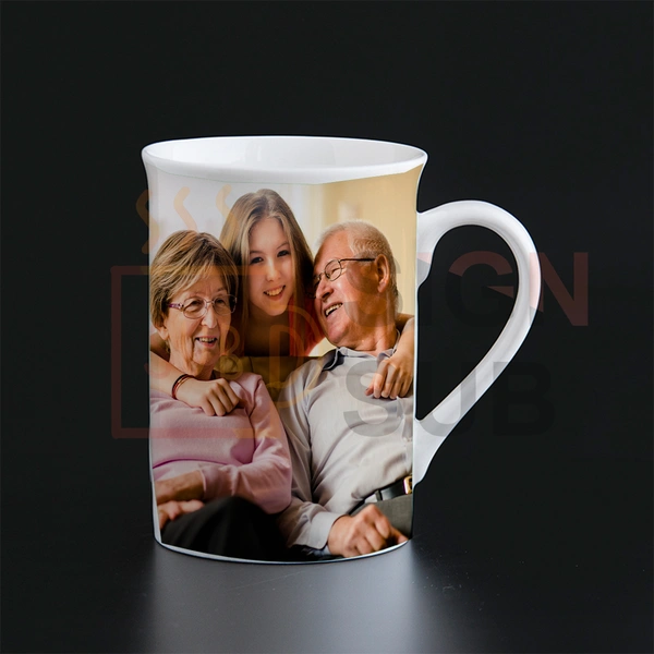 10 oz Coated Mug- Bone China