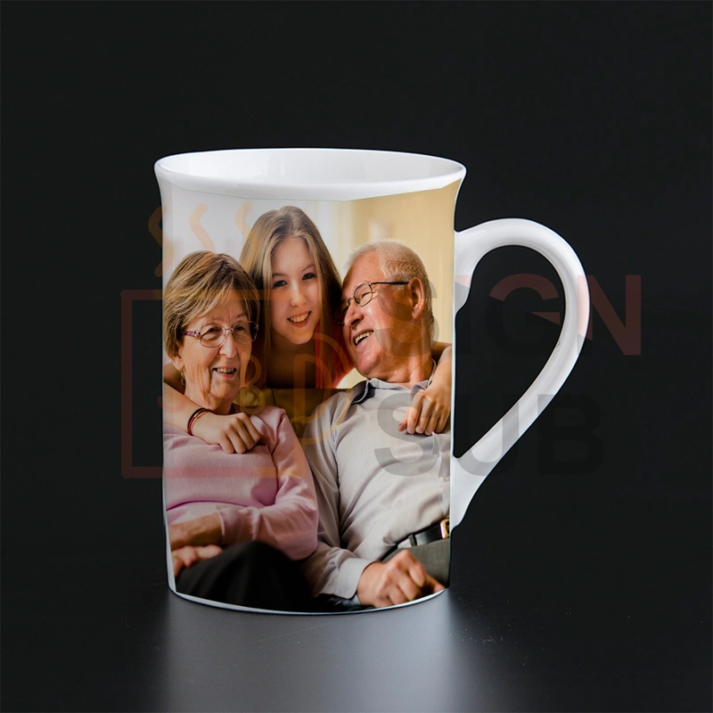 10 oz Coated Mug- Bone China