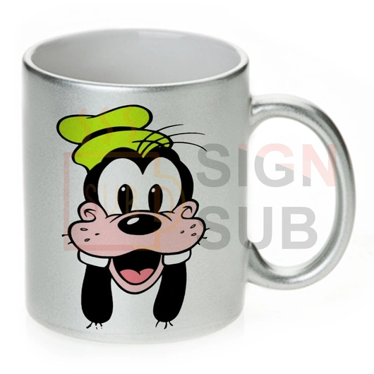 11 oz.Silver Plated Ceramic Mug