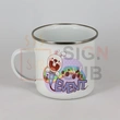  12oz/18oz Sublimation Coated Fine Enamel Cup