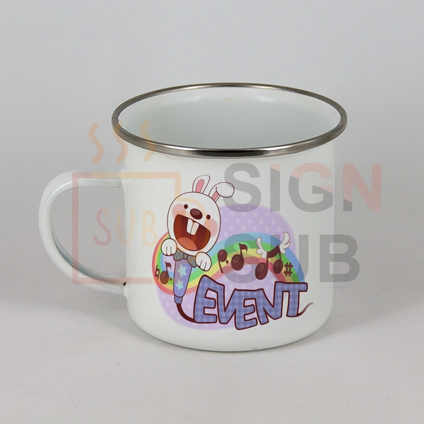  12oz/18oz Sublimation Coated Fine Enamel Cup
