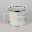  12oz/18oz Sublimation Coated Fine Enamel Cup