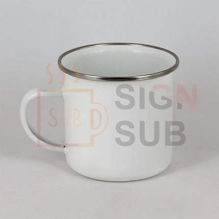12oz/18oz Sublimation Coated Fine Enamel Cup