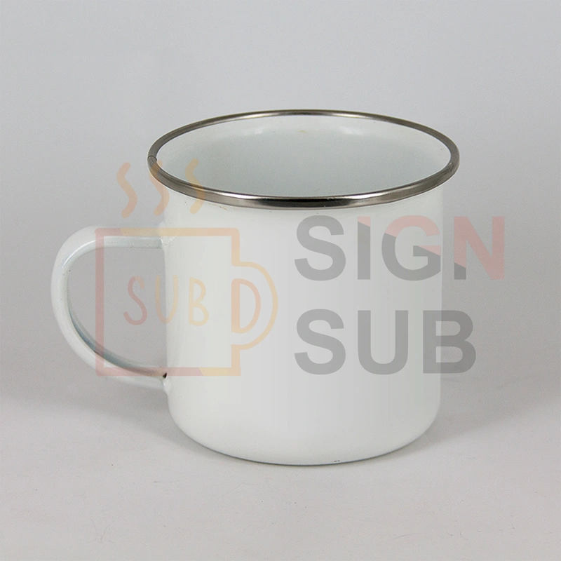  12oz/18oz Sublimation Coated Fine Enamel Cup