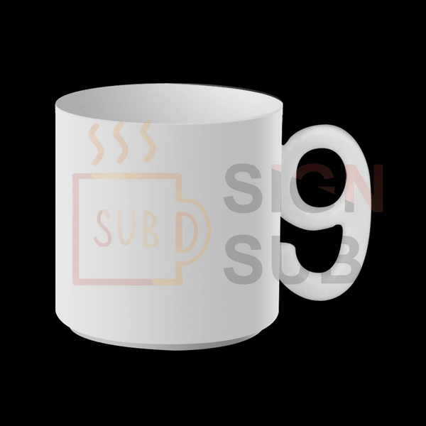  10 oz Number Mug 00-09