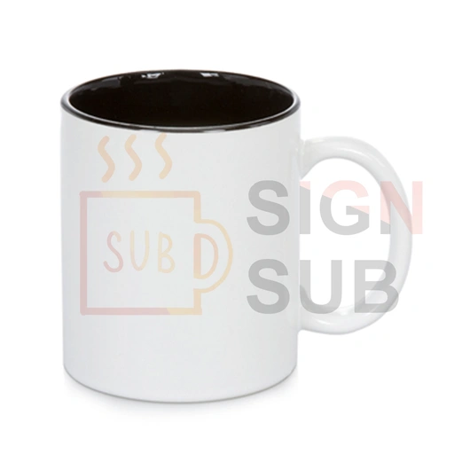 11 oz Two Tone Mugs - Inner Color ( Black )