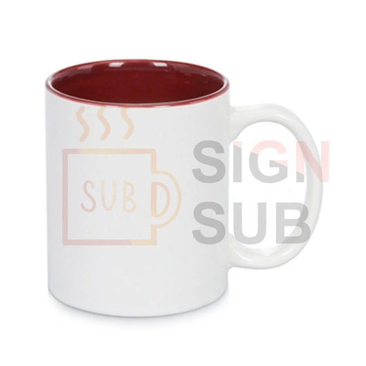 11 oz Two Tone Mugs - Inner Color (Red)