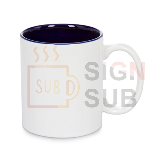 11 oz Two Tone Mugs - Inner Color (Blue)