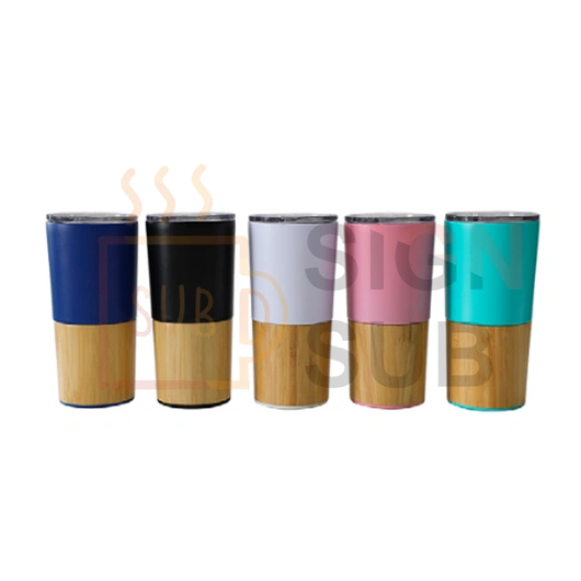 Semi-bamboo Insulated Tumbler 20oz