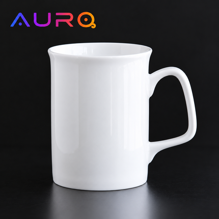 10 oz Ceramic Mug Curled rim