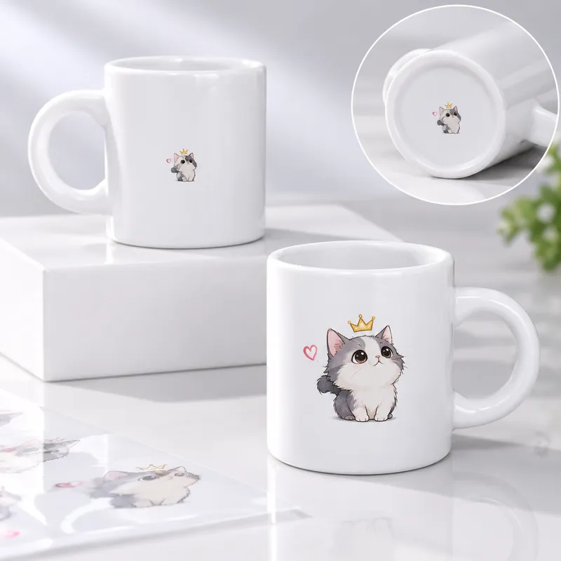 3 oz Mini Mug | Small Ceramic Sublimation Mug | AURA