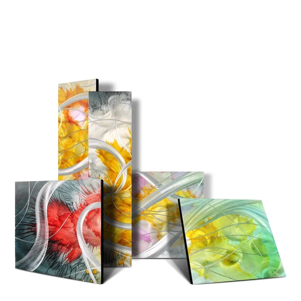 The Flower of the Life Modern Painting Hand-Painted