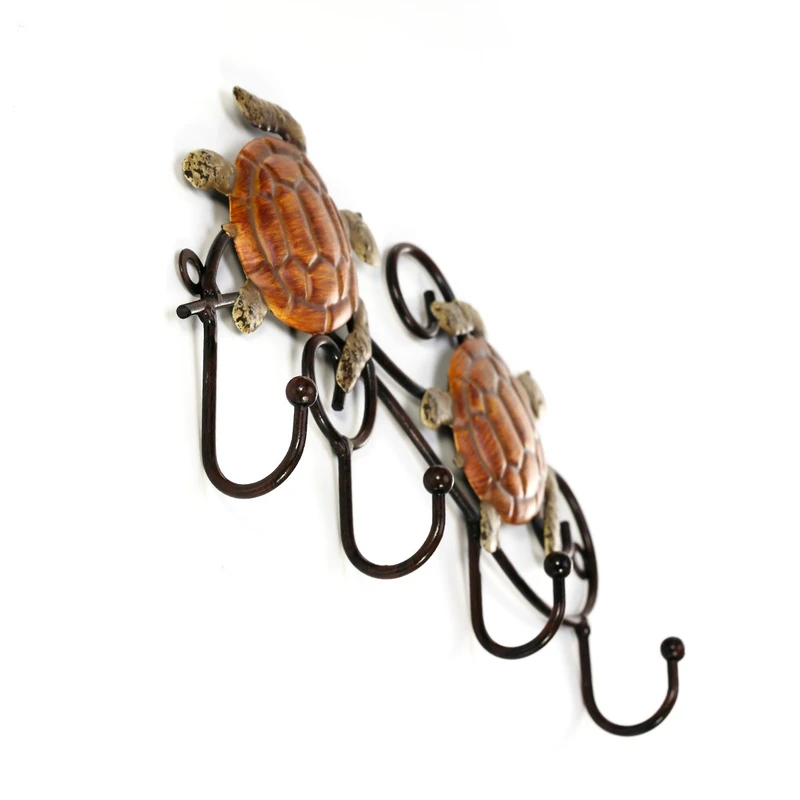 Iron Wall Hanger Vintage Design with 4 Hooks
