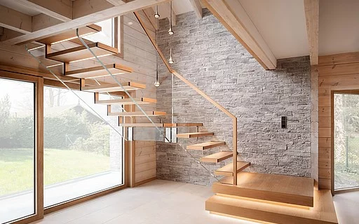 Are floating stairs stable?